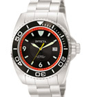 Invicta Men's Automatic Pro Diver Stainless Steel Watch (Black/Red) 6053