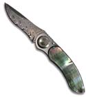 Lone Wolf Knives Paul Presto LTD Black Lip Pearl & Damascus