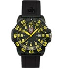 Luminox EVO Navy Seal Yellow Colormark Rubber Strap (Black) 3055
