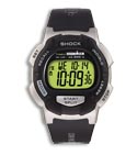 Timex Ironman Digital Rubber Watch Indiglo Chrono/Alarm (Black) 53771