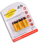Excellerator CR123A 3V Lithium Flashlight Battery Three Pack (3)
