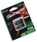 CR123A 3V NexTORCH Lithium Battery for Flashlights Two Pack (2)
