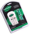 Excellerator Rechargeable CR123A 3V Battery Pack w/ 2 Batteries