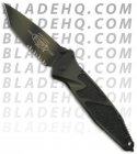 Microtech Tactical Socom Elite Manual Tanto Knife (Green Camo SER) 117-14
