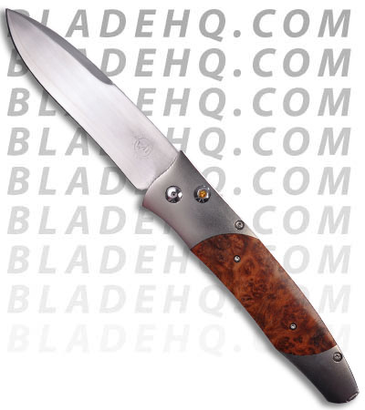 William Henry Amboyna Burl ZDP-189 Automatic Knife B30 TAZ-A