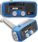 Eton Microlink Blue FR160 Emergency Multi-Use Radio Cell Phone Charger & Light