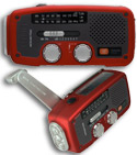 Eton Microlink Red FR160 Emergency Multi-Use Radio Cell Phone Charger & Light