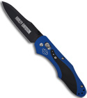 Harley Davidson 13960BK-BLU Blue Osborne Axis Lock Knife w/ G-10 (Black PLN)