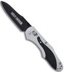 Harley Davidson 13960BK-SLV Silver Osborne Axis Lock Knife w/ G-10 (Black PLN)
