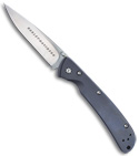 Harley Davidson Nagara Blue Ti NAK-LOK Manual Knife (Satin PLN) 13740 H-D