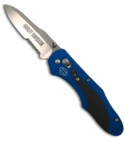 Harley Davidson 13960S-BLU Blue Osborne Axis Lock Knife w/ G-10 (Satin SER)