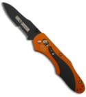 Harley Davidson 13960SBK-ORG Orange Osborne Axis Lock Knife w/ G-10 (Black SER)