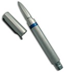1210-1 Silver Aluminum Benchmade Pen & Tactical Defense Tool w/ Blue Ink