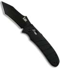 H&K 14455BT Automatic Axis Lock Knife Tanto (Black / SER)
