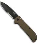 H&K 14700SBK-702 Automatic Knife Sand ( Black / SER)