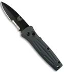 Benchmade 3550SBK-702 Grey Pardue Automatic Knife (SER) LTD