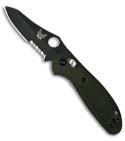 Benchmade Mini Griptilian Knife Olive 555SBKHGOD (SER)