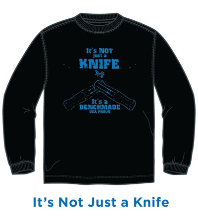 Benchmade Infidel "It's Not Just a Knife" Black Long Sleeve T-Shirt