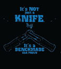 Benchmade Infidel "It's Not Just a Knife" Black Long Sleeve T-Shirt