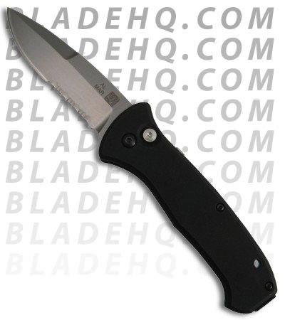 Al Mar Sere Automatic Knife (Black / Satin SER) AM-AS4
