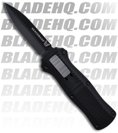 Benchmade Mini Infidel OTF Knife Automatic (3.10" Black Plain) 3350BK