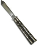 Benchmade 47 Titanium Balisong Knife (Tanto Plain)