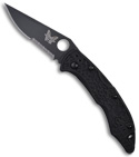 Benchmade Mini Pika II 2 Manual Clip Point Folding Knife (Black SER) 10402SBK