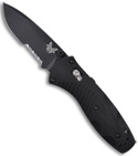 Benchmade 585SBK-1 Limited Ed. Mini Barrage Spring Assist Axis Lock (Black SER)