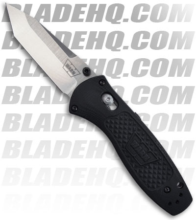 Benchmade Warn 587-1 Mini-Barrage Knife Spring Assist Tanto (Satin PLN)