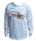 Benchmade "Get A Grip" White Long Sleeve T-Shirt
