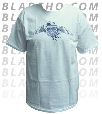 Benchmade "Eagle Wings" White Short Sleeve T-Shirt