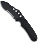 H&K Fixed Knife Snody Design Zytel Handle (Black SER) 14100SBT