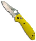 Benchmade Mini Griptilian Knife Yellow (Satin PLN) 555SHG-YEL