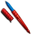 Red Aluminum Benchmade Pen & Tactical Defense Tool w/ Blue Ink 1100-7