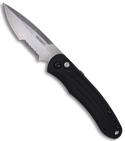 Bradley Alias II Small Automatic Knife (Stonewash SER) 17950S