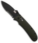 H&K Axis Lock Knife w/ Green G-10 Handle (Black SER) 14200SBK-701