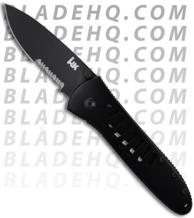H&K Monochrome Steirer Eisen Manual Folder Knife (Black SER) 14320SBK