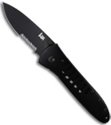 H&K Monochrome Steirer Eisen Manual Folder Knife (Black SER) 14320SBK
