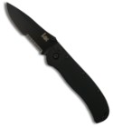 H&K Benchmade Mini Ascender Manual Knife (Black Drop SER) 14302SBT