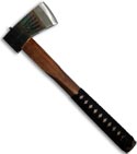 Kanetsune Seki Japan KIKORI Hatchet Oak w/ Cord Wrapped Shark Skin Handle KB-133