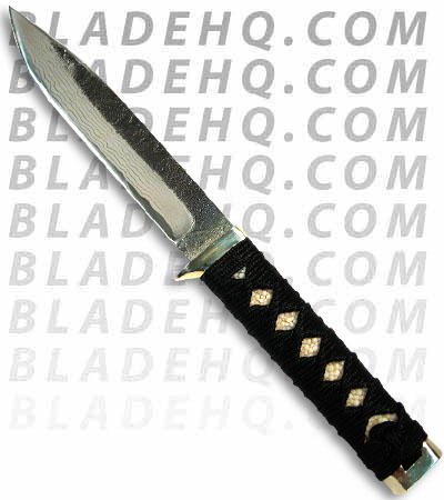 Kanetsune Knives Shinobi Knife Shark Skin Damascus Knife KB-209