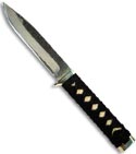 Kanetsune Seki Japan SHINOBI Shark Skin Damascus Knife KB-209