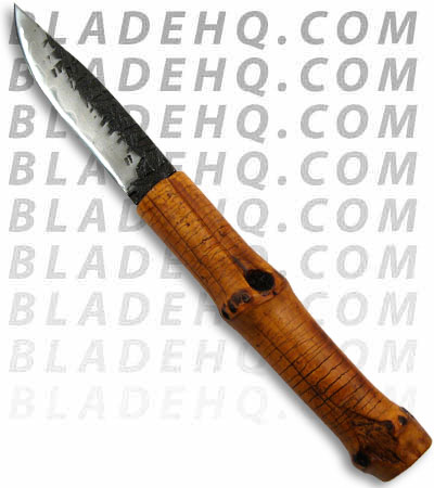 Kanetsune Knives Take Knife Bamboo Handle Damascus Knife KB-211
