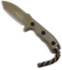 Tan Microtech Currahee Fixed Knife (Tanto PLN) 103-12