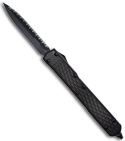 Microtech Bubble Makora II D/A OTF DE Knife (Black Tribocoat / Full SER)