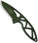 Microtech MANUS Neck Knife Green Fixed Blade (2.4" Plain) 138-34