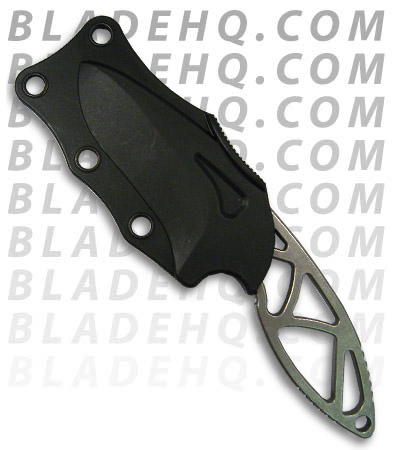 Microtech MANUS Neck Knife Green Fixed Blade Sheath