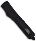 Microtech Ultratech OTF Knife Tactical D/E Dagger (3.4" Black Plain) 122-1T