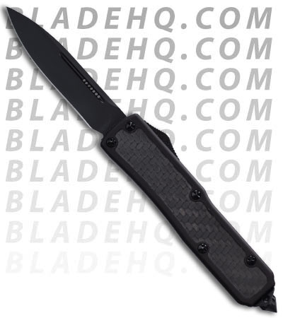 Microtech Blasted Carbon Fiber Daytona D/A OTF Automatic Knife (PLN) 146-1BCF