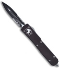 Microtech Ultratech D/A Automatic OTF DE Knife (3.44" Black Serr) 122-2